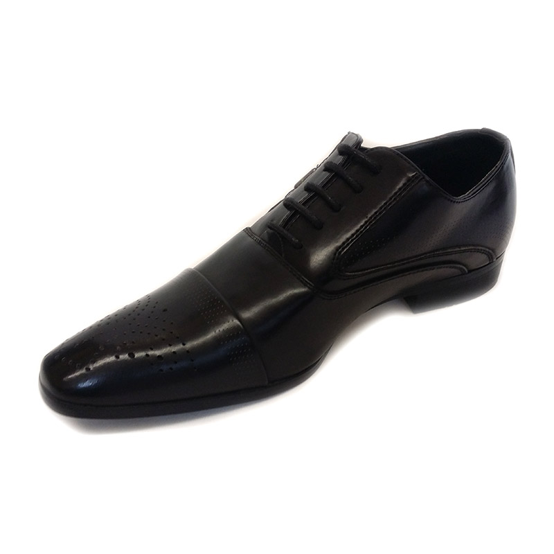 622 - Black - Men's Smart Shoes