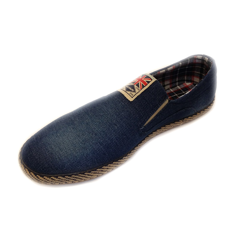 80233 -Blue- Men's Stylish Casual Denim Shoes UK Flag
