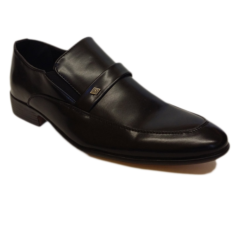 963 -Black- Men's Smart Shoes with Strap