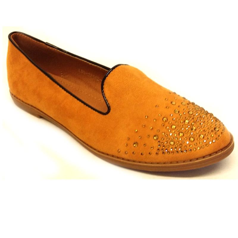 LDS-1H142 -Camel- Women's Flat Shoes